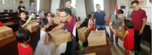 集團(tuán)公司黨委書(shū)記、董事長(zhǎng)周燕賓一行到栗子村開(kāi)展脫貧幫